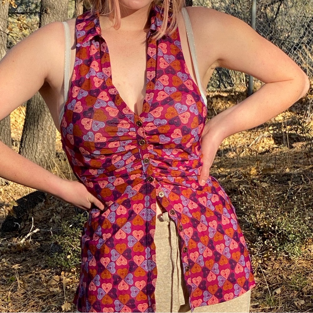 NWT Free people “vest” blouse